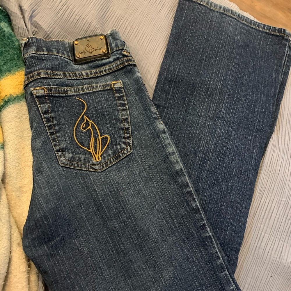 Baby Phat Low / Mid Rise y2k flared Jeans
